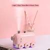300ml Ultrasonic Air Humidifier Mini Train USB Essential Oil Diffuser Aroma Mist Maker With Color Light