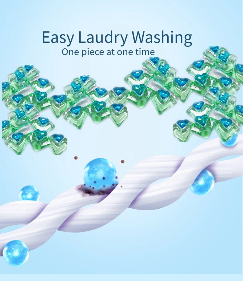 wholesale free and gentle luandry pods Cleaning Detergent Liquid Laundry Pods High Quality Laundry Beads Apparel Cleaning Laundr