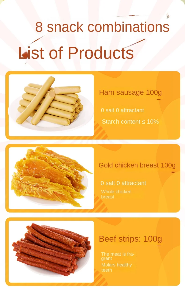 OEM/ODM Dog Snacks Gift Bag 800g Adult Chicken Biscuits Beef Grains Molars Cleaning Wholesale Made in China factory