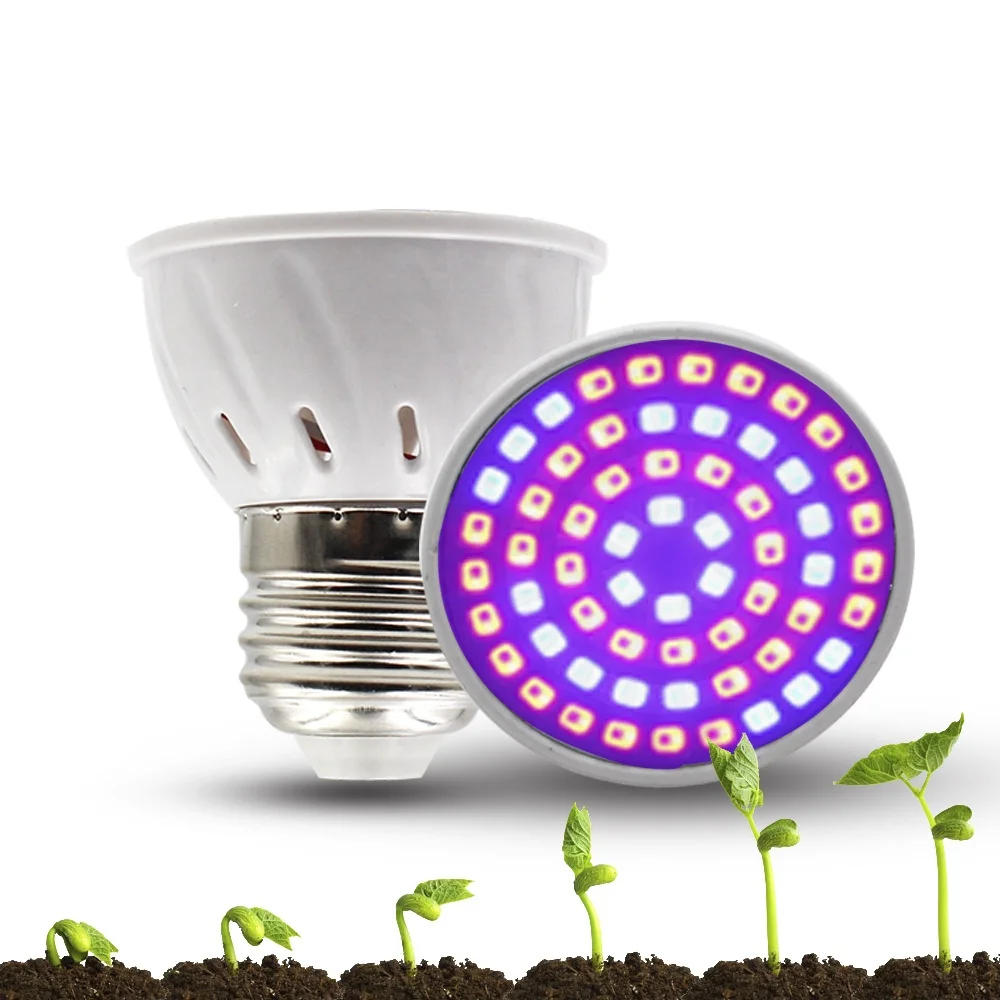 110V 220V LED Growing Lamp E14 ,E27 Phyto led  grow light Bulb Full Spectrum