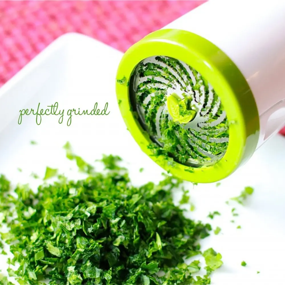 Herb Grinder Spice Mill Parsley Manual Shredder Chopper Vegetable