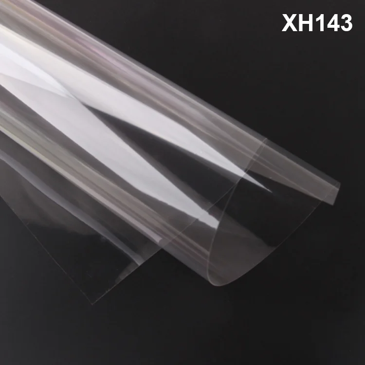 Reel Full Clear Plastic Paper Cellophane Flower Fruit Basket Wrapping Paper Material Clear