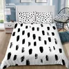 black strokes Bedding Set aldi bedding comforter