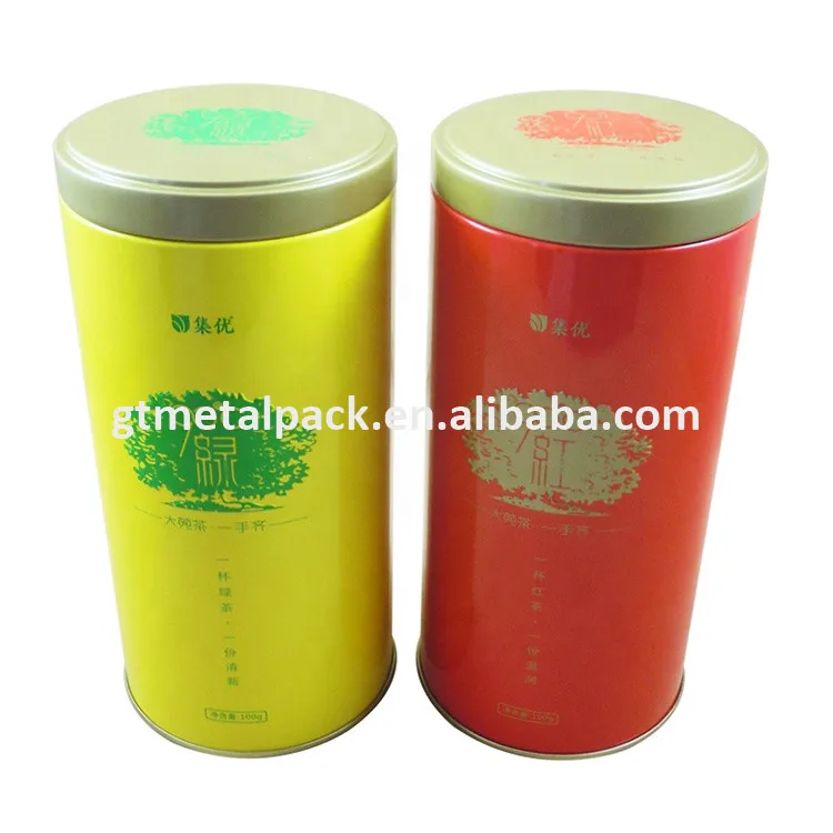 gift metal tin box tea cans