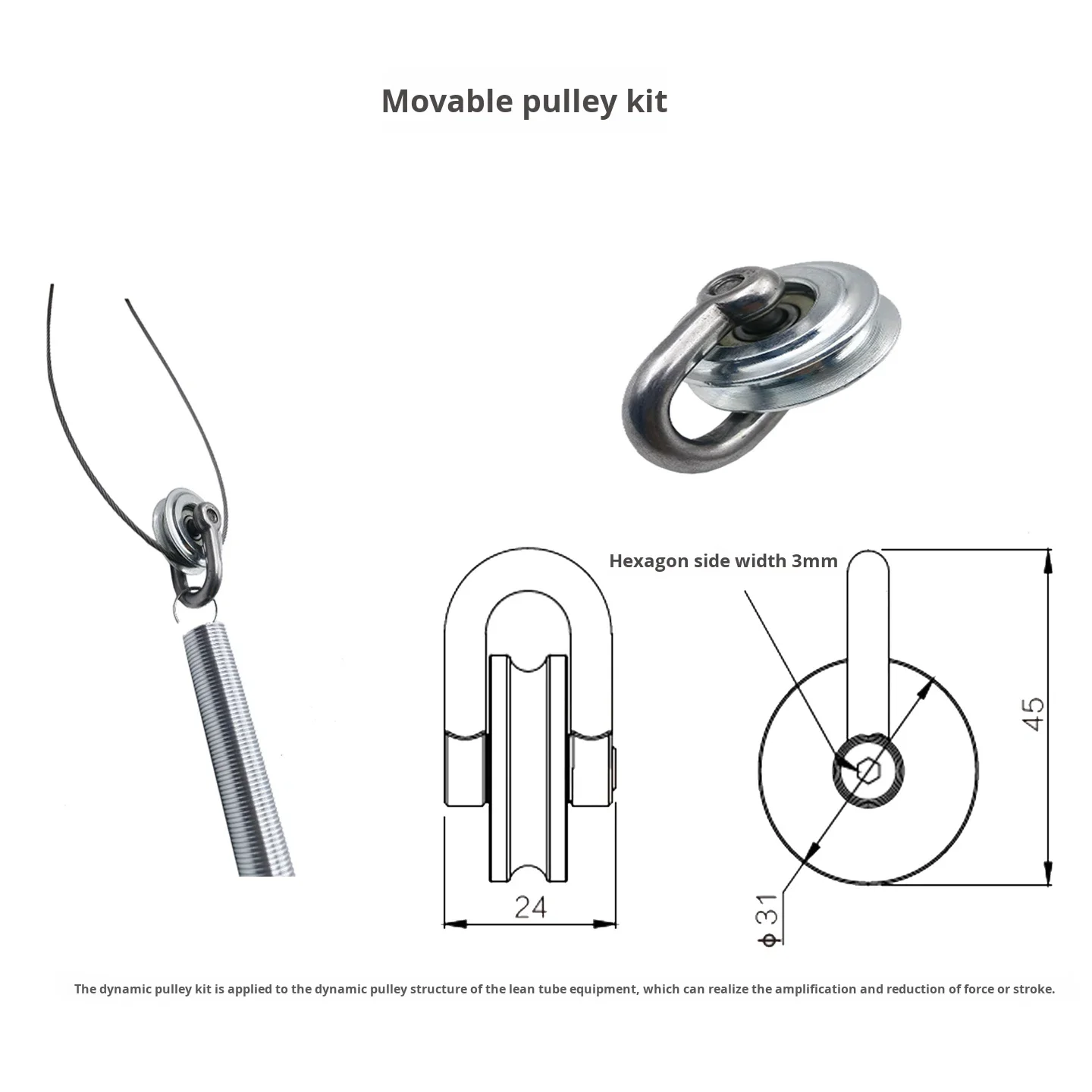 product third generation 1000 series aluminum alloy lean pipeline rod accessories movable pulley assemblies workbench turnover carts-18