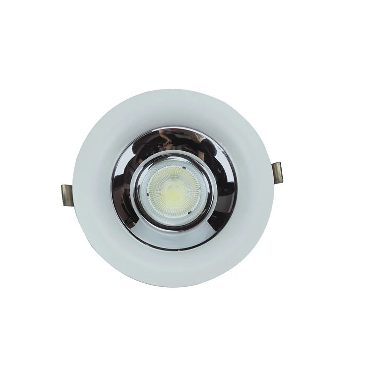 2020 new commercial lighting dimmable mr16 led cob spot light r4s rcm 18w slim round recessed downlight