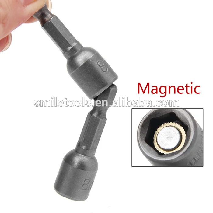 Magnetic Impact Nut Driver Socket Set - Metric 6mm~19mm