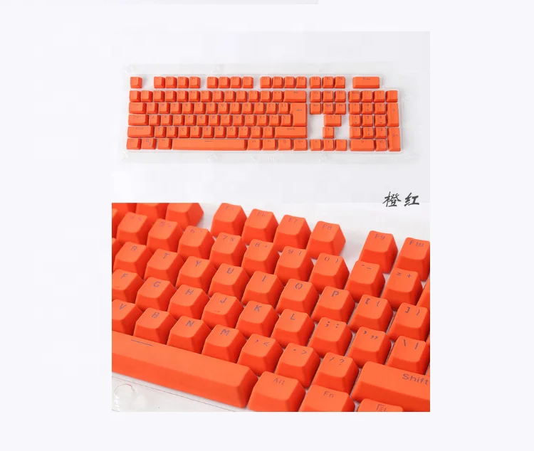 Kunci Topi 8 Warna Tombol Keyboard Mekanik Tombol 108 PCS Bahan PBT