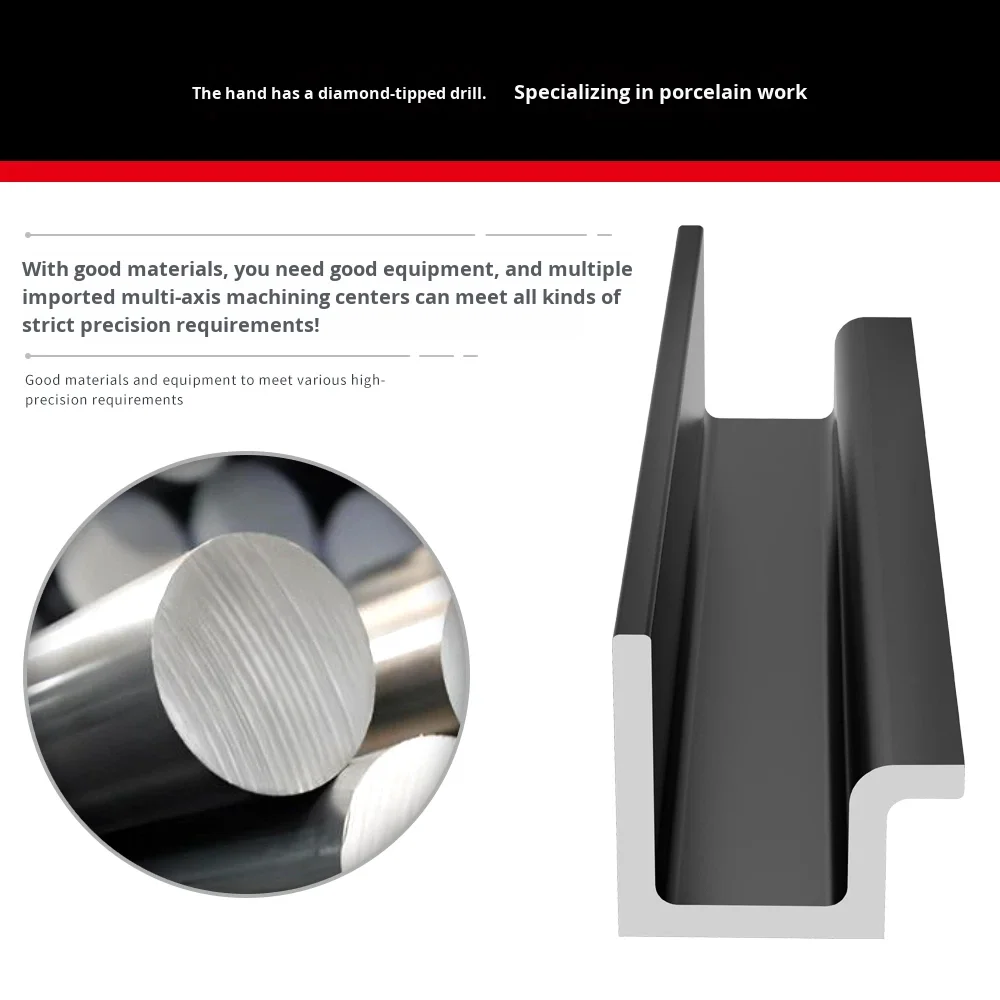 T4545 Industrial Aluminum Profile Handle Customizable Accessories Cutting Processing Irregular Aluminum Alloy Frame factory