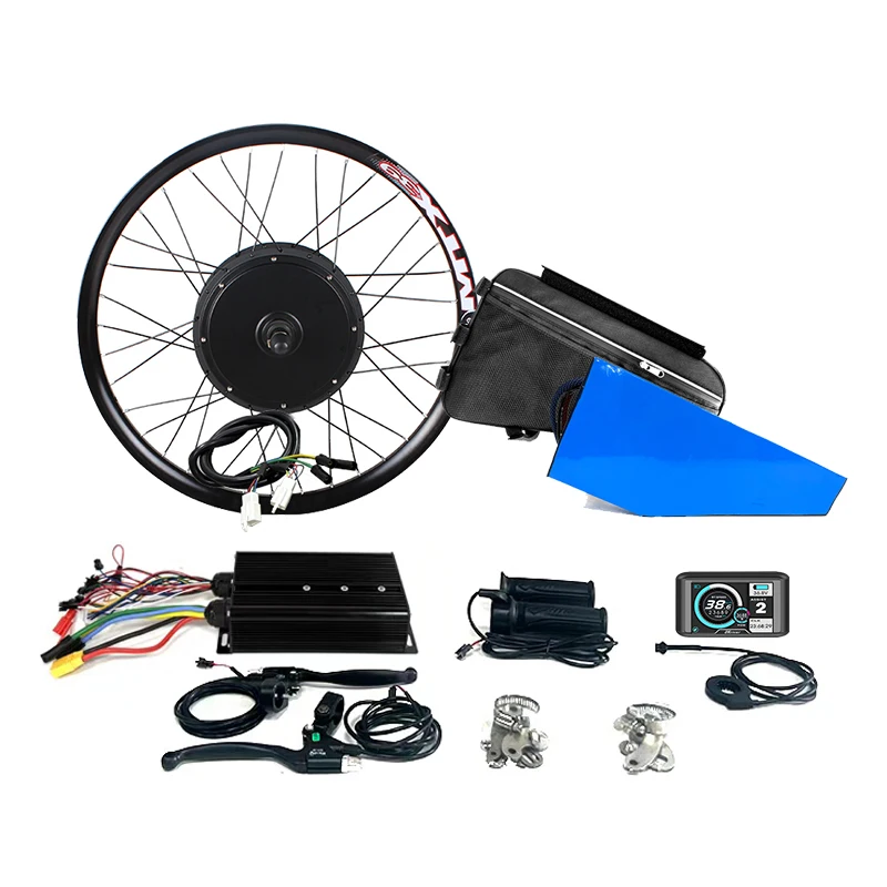 electric motor for bicycle conversion TheLAShop 36v 750W 24in Front Wheel E-Bike Kit powerful performance How to make a electric