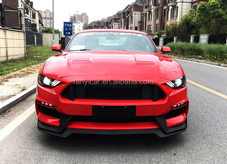 Shelby Gt350 Mustang Body Kit For Gt350 To 2018 New Style With Scoop