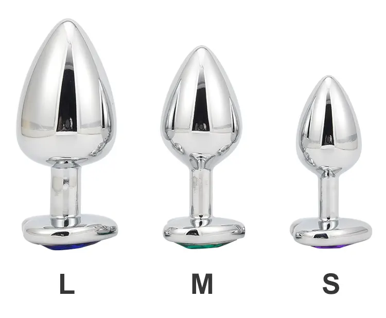 Stainless Steel Lockable Permanent Butt Plugav Most Love Sex Toys