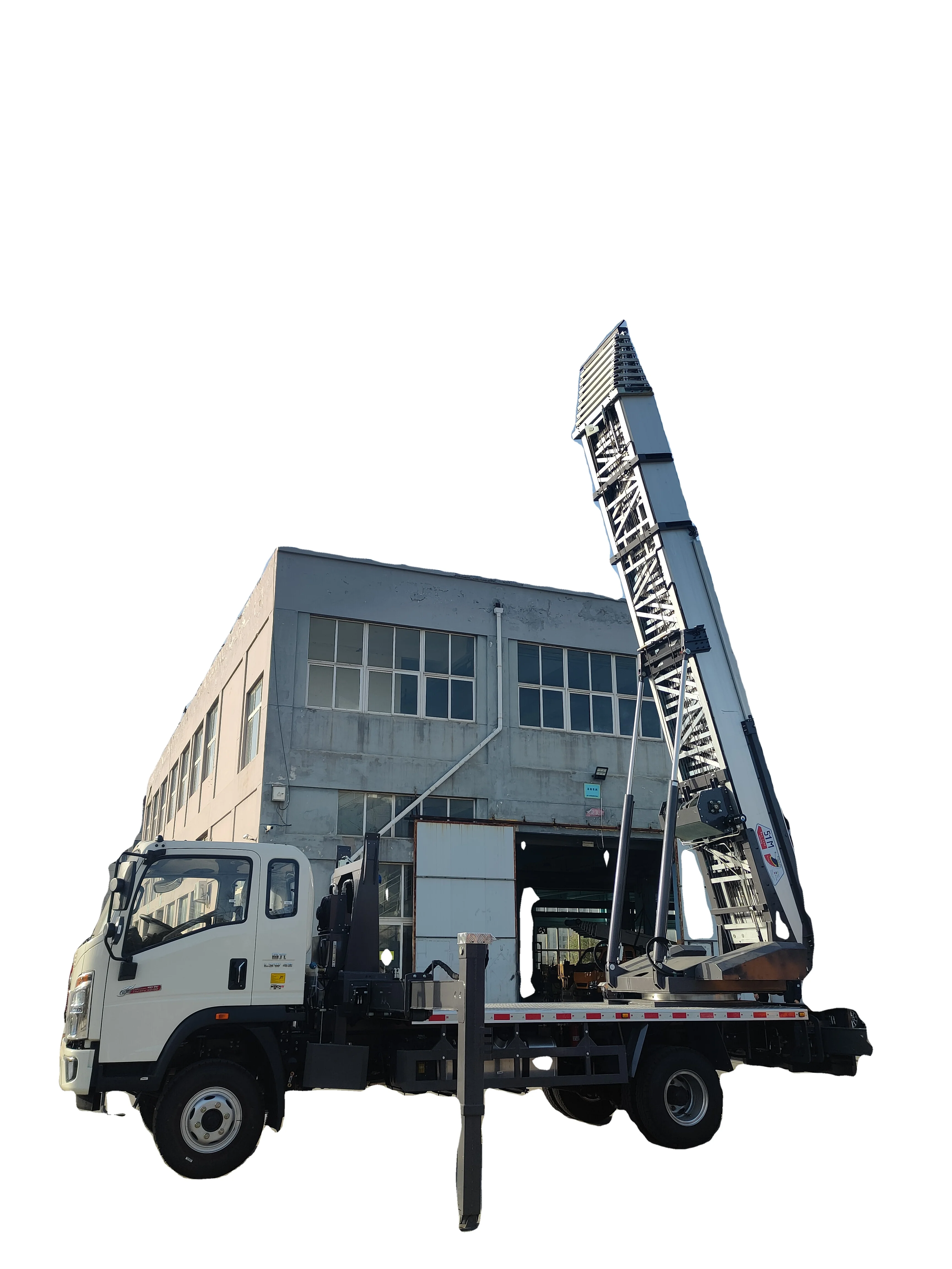 Low Loading Automatic51m Telescoping Truck Mounted Aerial Work Platform ...