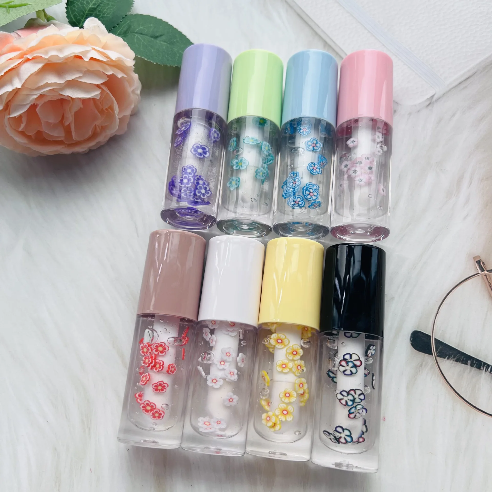 Wholesale Vitamin E Lip Oil Moisturizing Vegan Fruit Hyloronic Acid