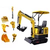 Chinese HH10 1 ton crawler small digger mini excavator price for sale