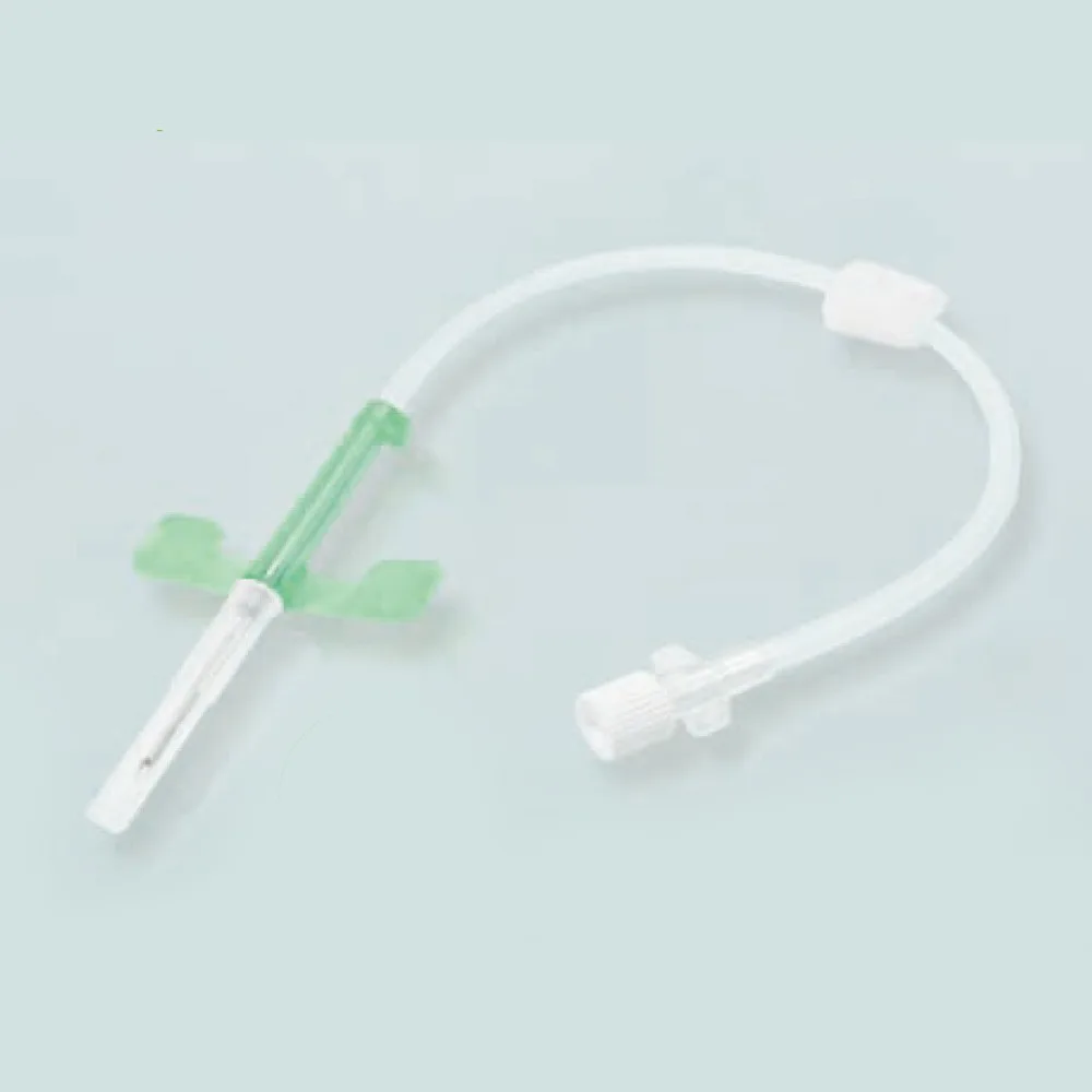 Disposable AV fistula needle CE ISO fixed wing/rotatable wing 300mm 30cm length manufacture