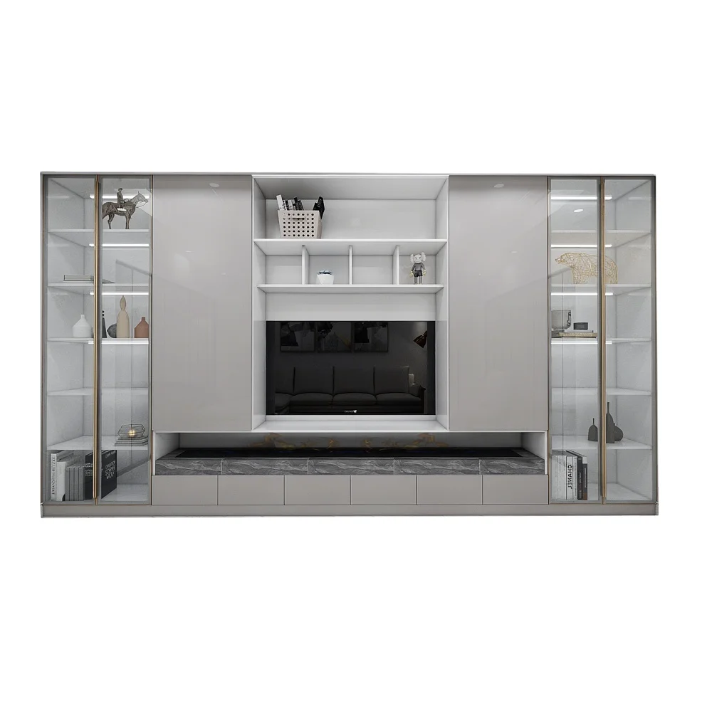 Venta al por mayor moderno mueble para tv plana-Compre online los