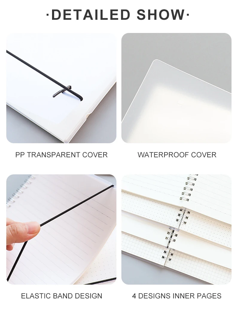 IN STOCK Hand account B5 A5 A6 dotted/white/rule/square school student voca journal classmate eco friendly linen slim notebook