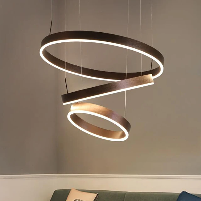 北欧风格现代家居圆圆的灯客厅卧室流行圆形吊灯led天花灯