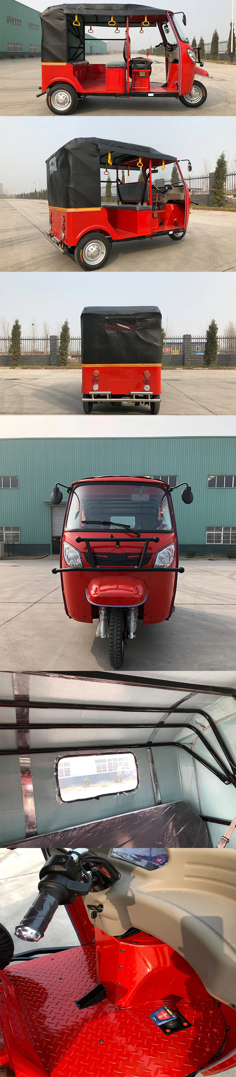 China Manufacturing Tuk Tuk Bajaj Three Wheeler Auto Rickshaw