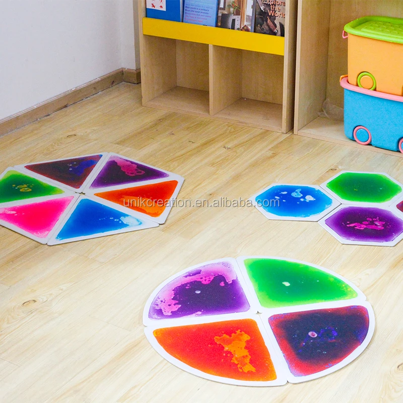Surfloor Nontoxic 3d Vinyl Dynamic Carpet Flooring Kindergarten Color