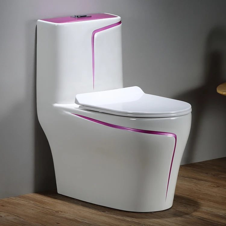 Sanitary ware red color ceramic toilets bowl seat sanitary wc toilet with SH-285