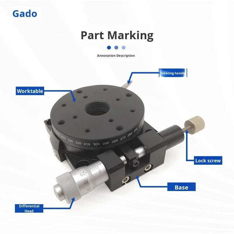 product r axis rotary slide table rspg80 aluminum alloy bearing manual angle dial plate 360 mobile platform-15
