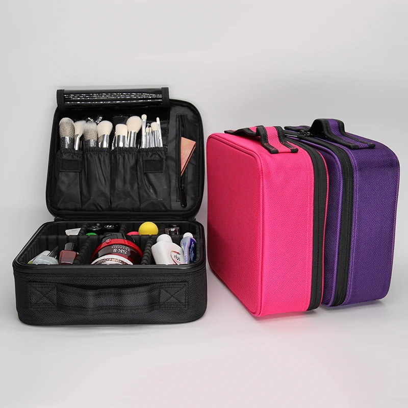 cosmetic bag with compartments