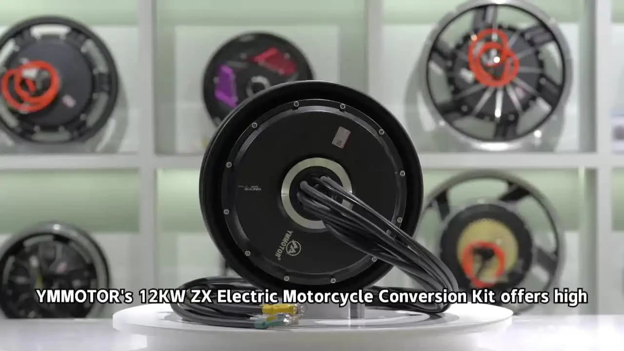 12 Inch 5000W 72V Brushless DC Electric Motorcycle Motor Kit