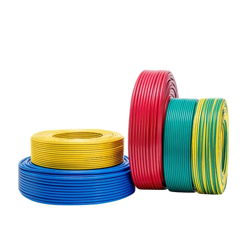 1mm solid single core copper wire spool showing red PVC insulation and clean copper conductor cut end