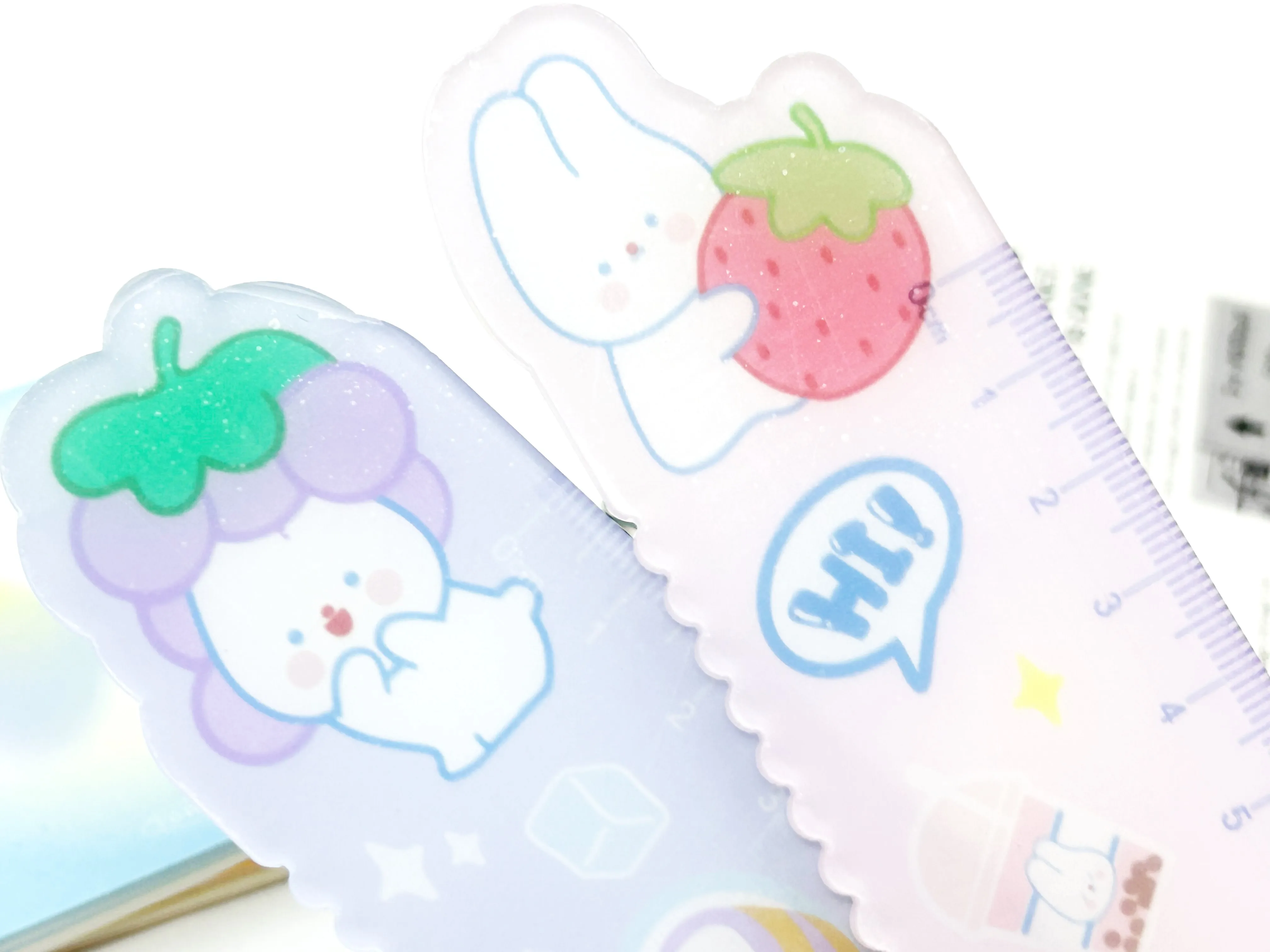 Desen Hengyao Diy Custom Color Ruler Students Kids School Acrylic