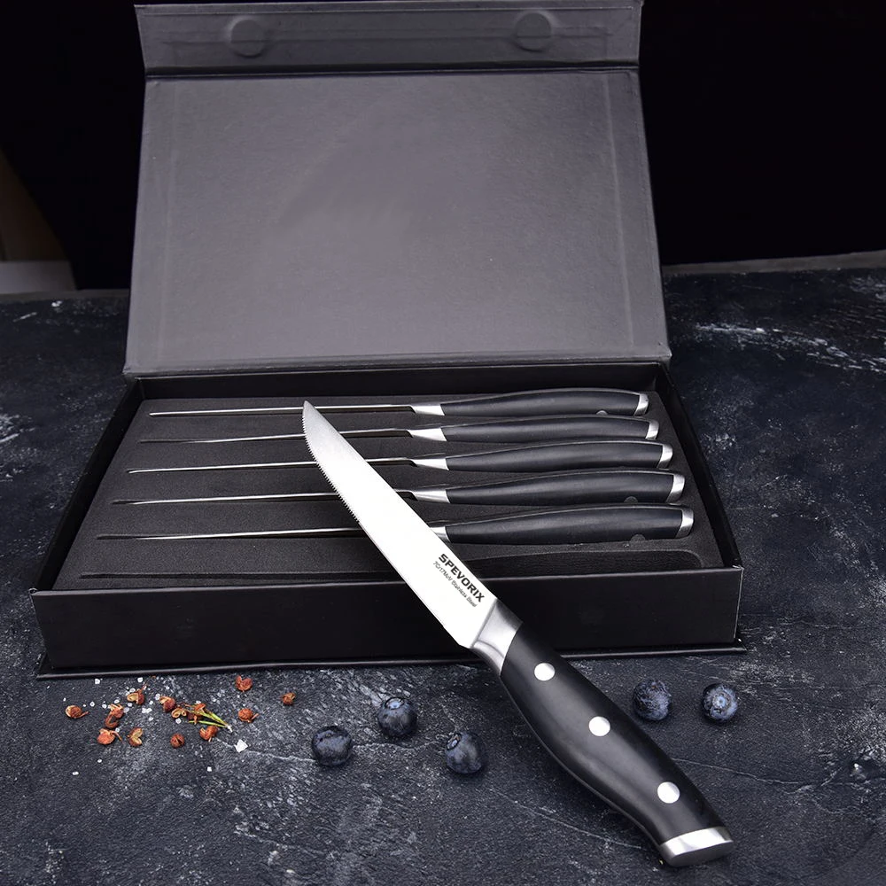 Promotional Items 7cr17mov 5 Inch Steak Knives Set Stainless Steel