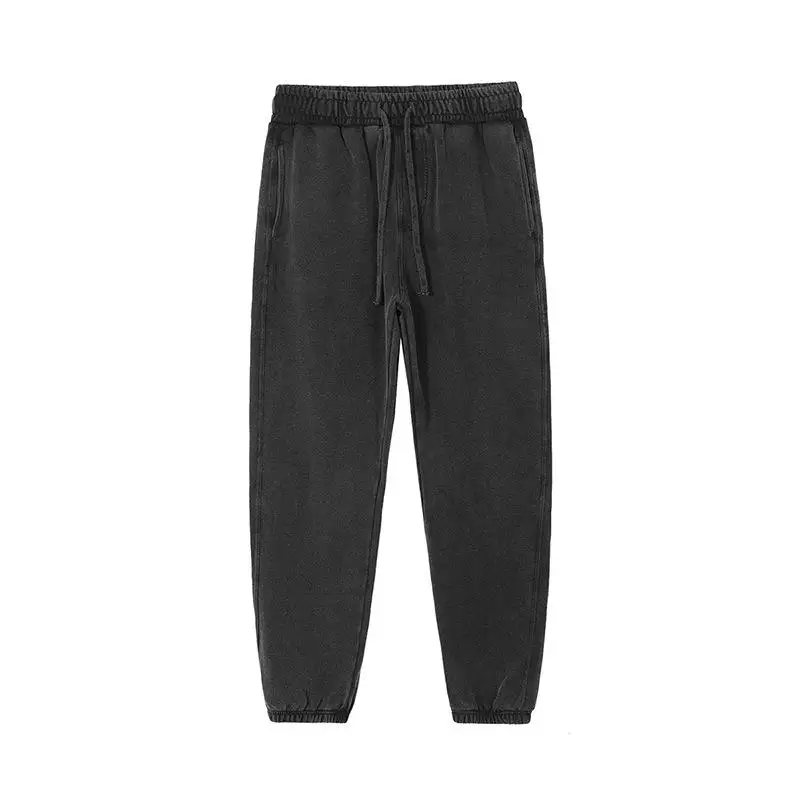 Plain Blank Sweat Pants Jogger Heavy Weight Cut Sew Thick Cotton ...