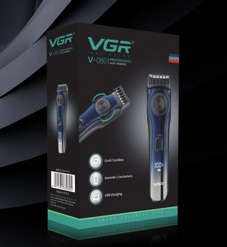 VGR V-080 Professional Hair Trimmer for Men