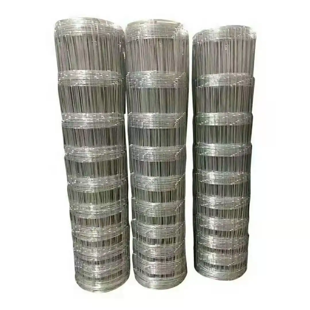 Hot Sell Galvanized Hinge Joint Field Woven Wire Prairie Fence Netting