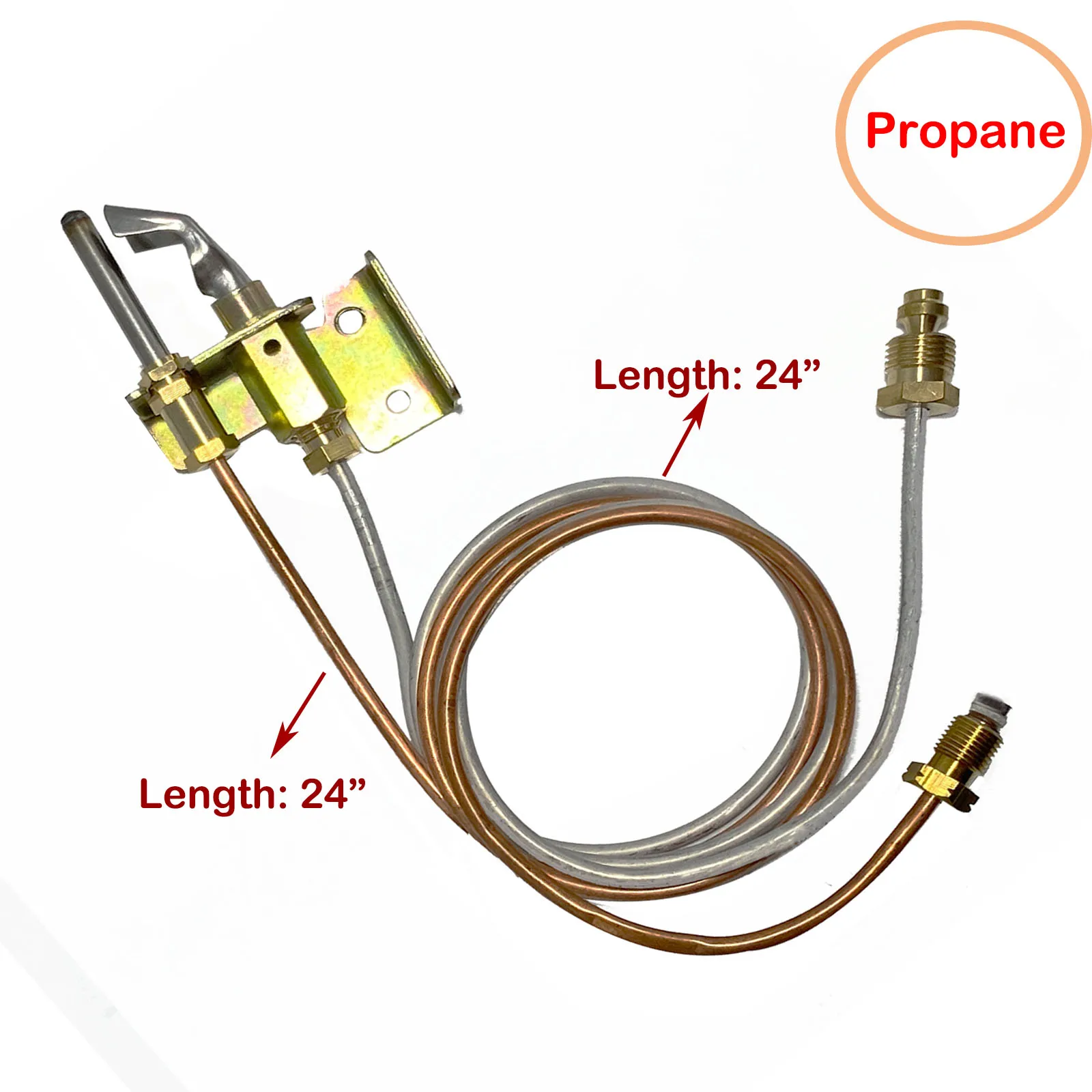 Water Heater Pilot Assembly Includes Pilot Light Thermocouple And