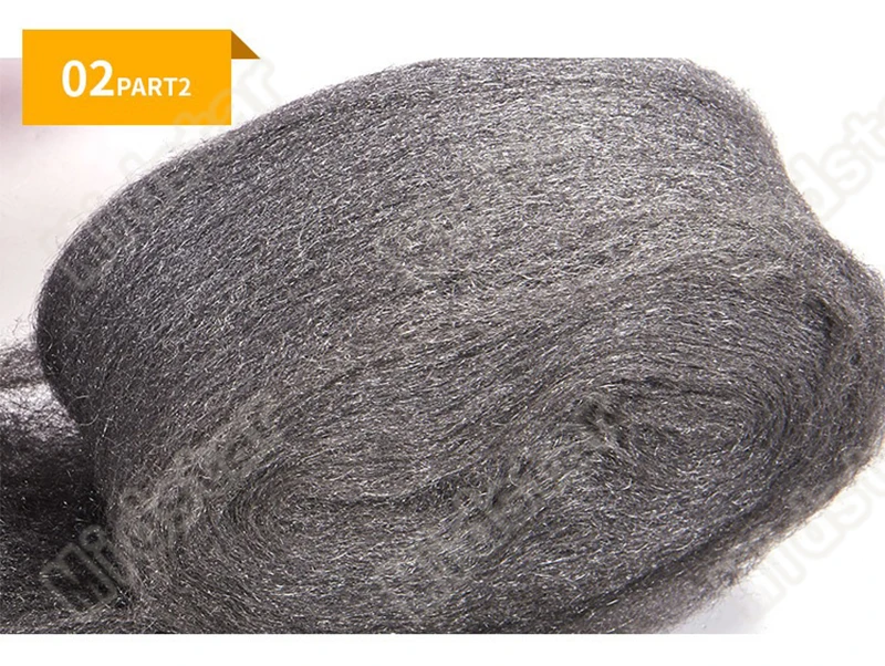 Steel Wool Pad for Stone Cleaning and Polishing Stainless Steel Scourer Wool  0#