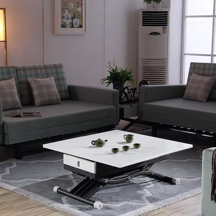 New Arrival Smart Furniture Height Adjustable Glass Top Multifunction