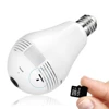360 degree fisheye hidden security wifi ip light bulb camera
