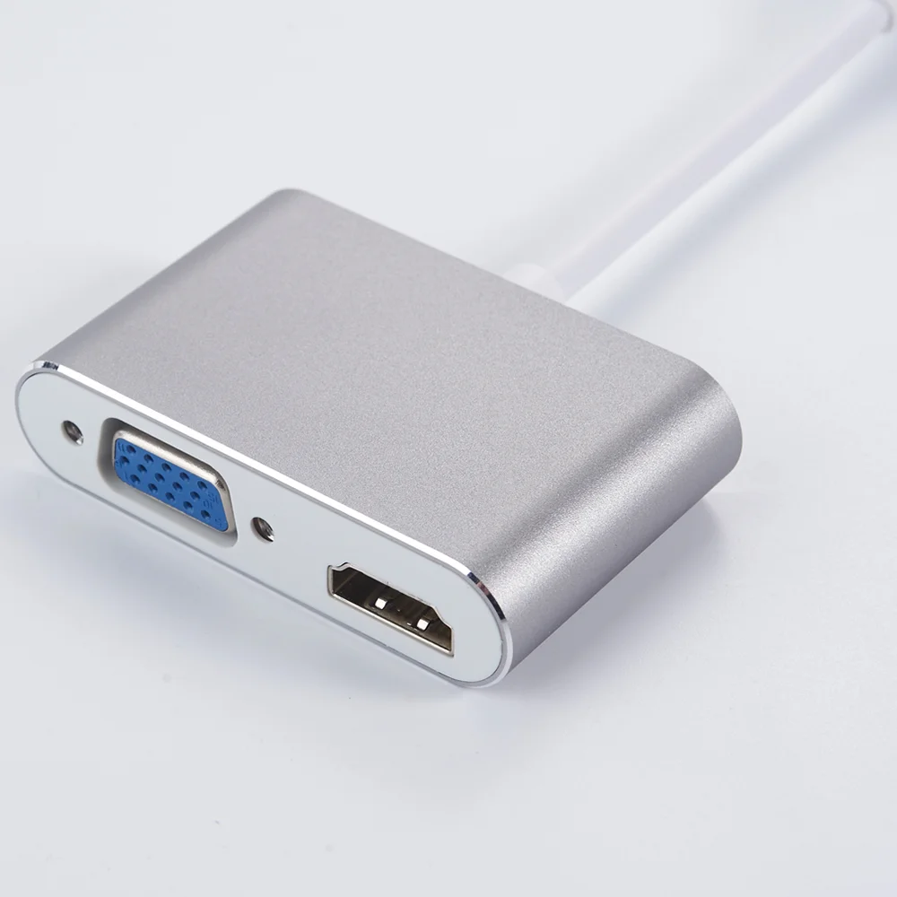 2020 Popular Aluminium Shell Multifunction 4K 1080P TYPE C TO VAG adapter for Computer and Mobile Phone - ANKUX.COM