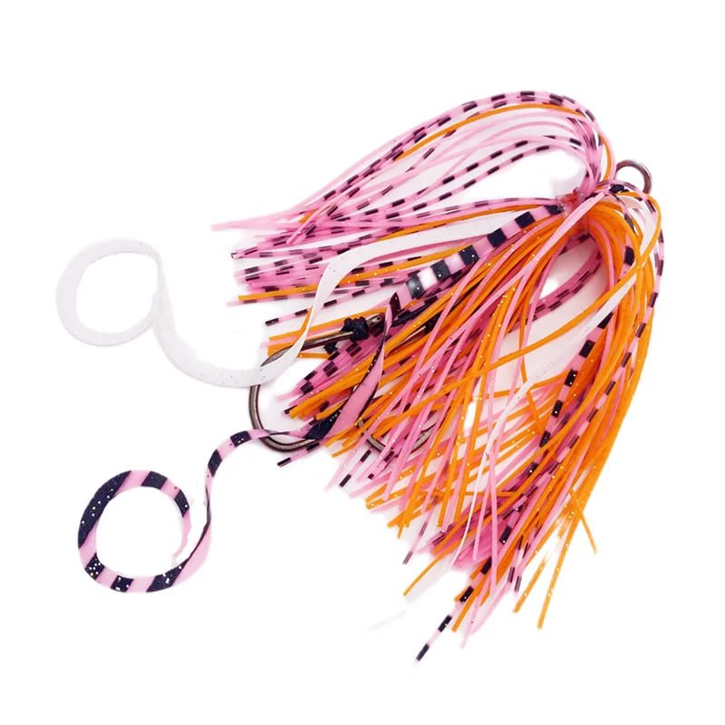 Buzzbait Assist Hook Silicone Rubber Skirt Trailer Replacement For Frog