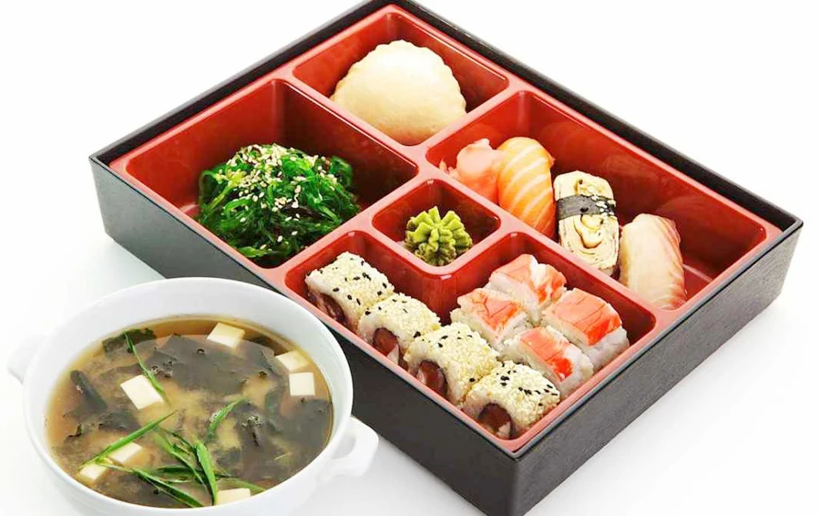 Japanese Bento Box 5 Compartment Japanese Food Container Bento Onigiri