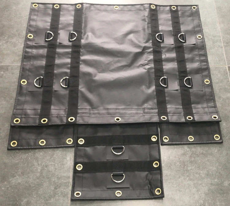 18 Oz Vinyl Tarps 24*27 Heavy Duty Vinyl Coated Fabric Flatbed Lumber