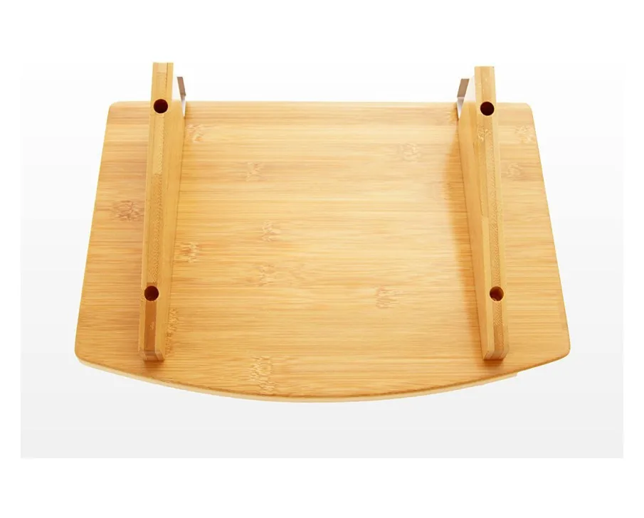 Clip on Hanging Shelf Made of Bamboo Bedside Table 