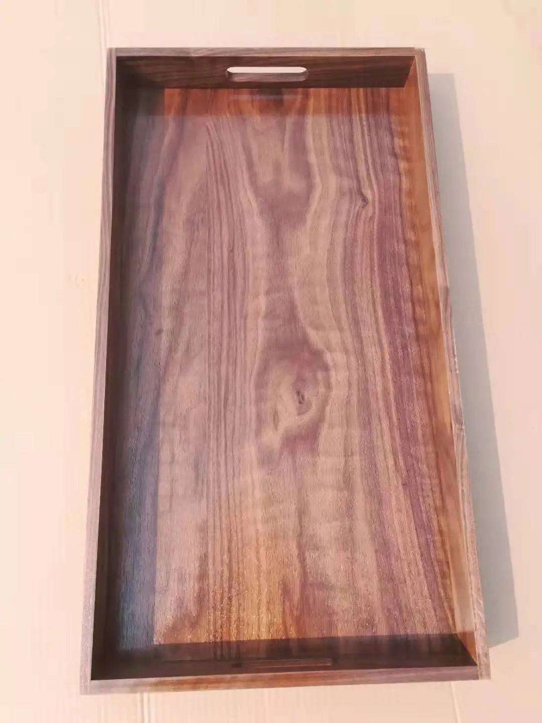 Extra Large Black Walnut Wooden Ottomans Serving Tray Buy Serving