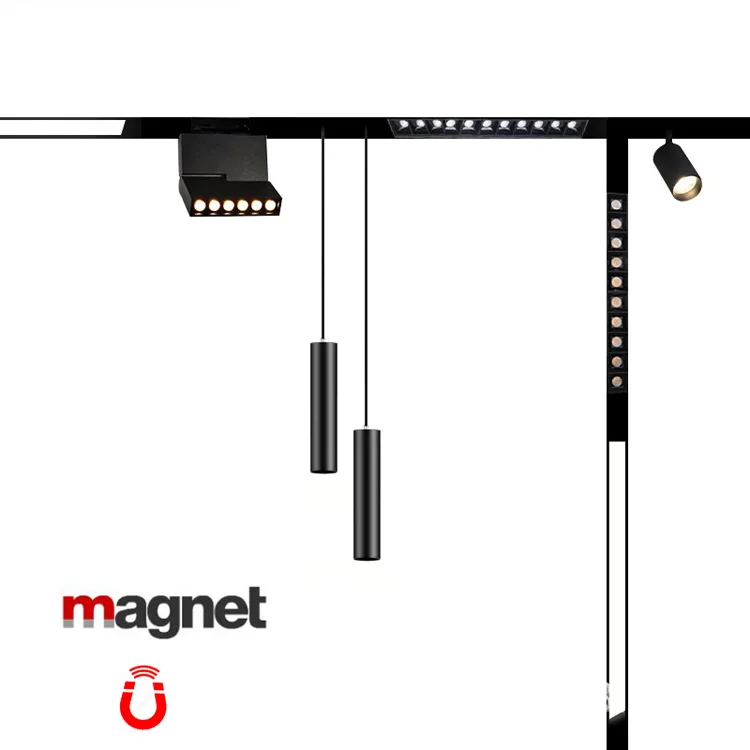 Magnet Type Architecture Commercial Magnetic Led Track Light for DIY Indoor Decoration