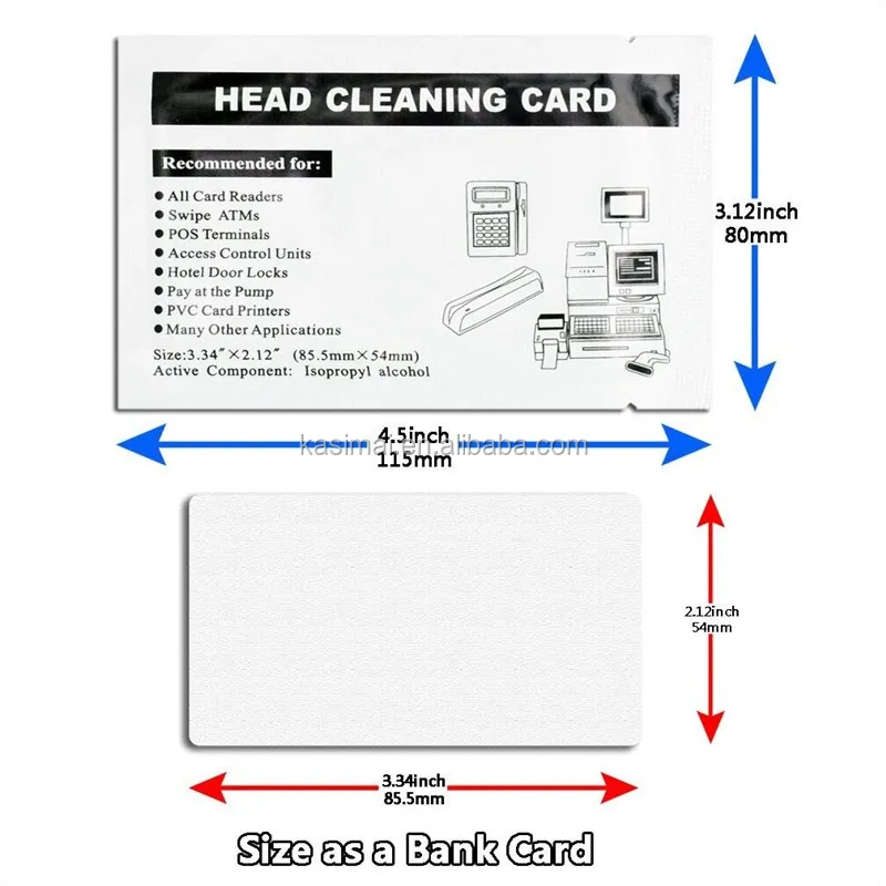 Wholesale Disposable Printer Cleaning Card Buy Head Cleaning Card For