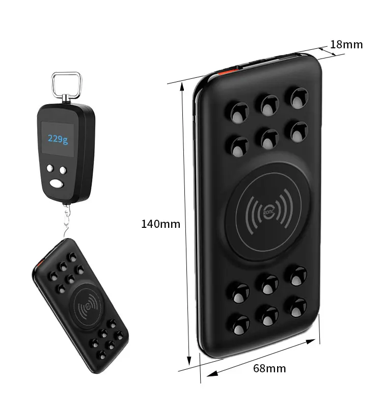 Fast Charging Best PVC Board Qi Shared Magnetic Custom Logo Laptop Portable Disposal Mini Mobile Charger Wireless Power Bank - ANKUX.COM