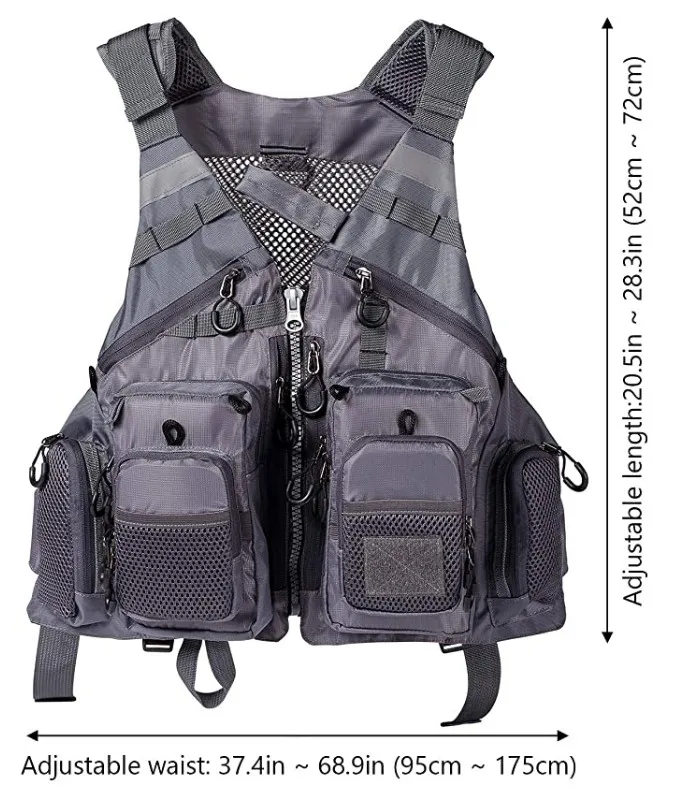 Premium Outdoor Men Multi Pockets Custom Tactical Fishing Vest Buy