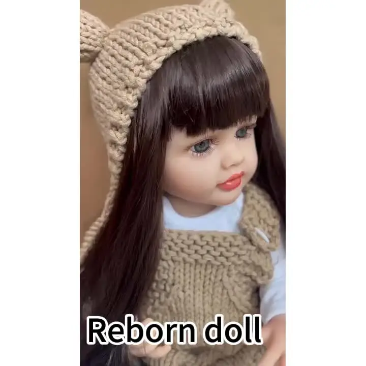 Top Selling 55CM Silicone Reborn Baby Doll Toddler Gifts Set